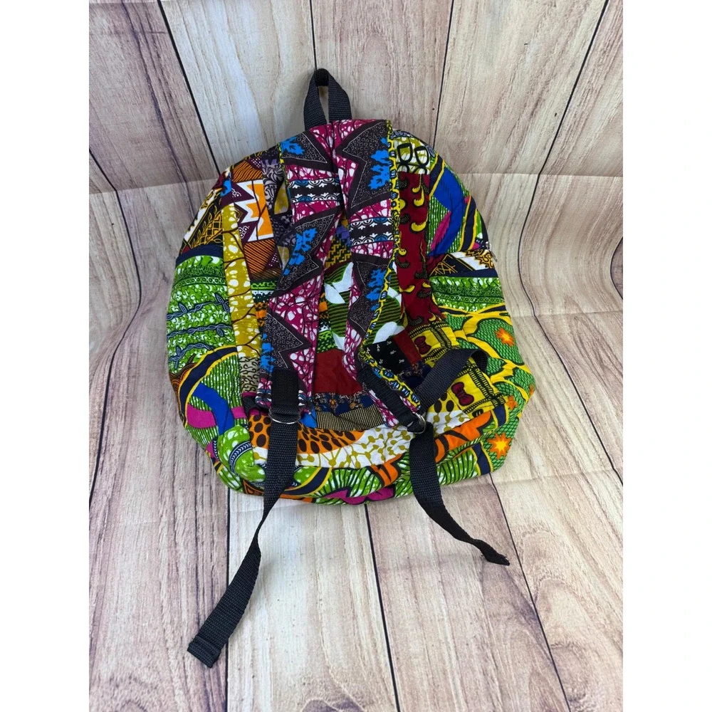 Handmade backpack features